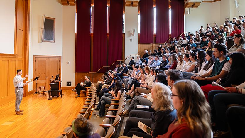 Image of CURSCA speaker in Fusco Hall