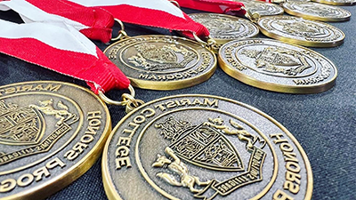 Image of honors medals.